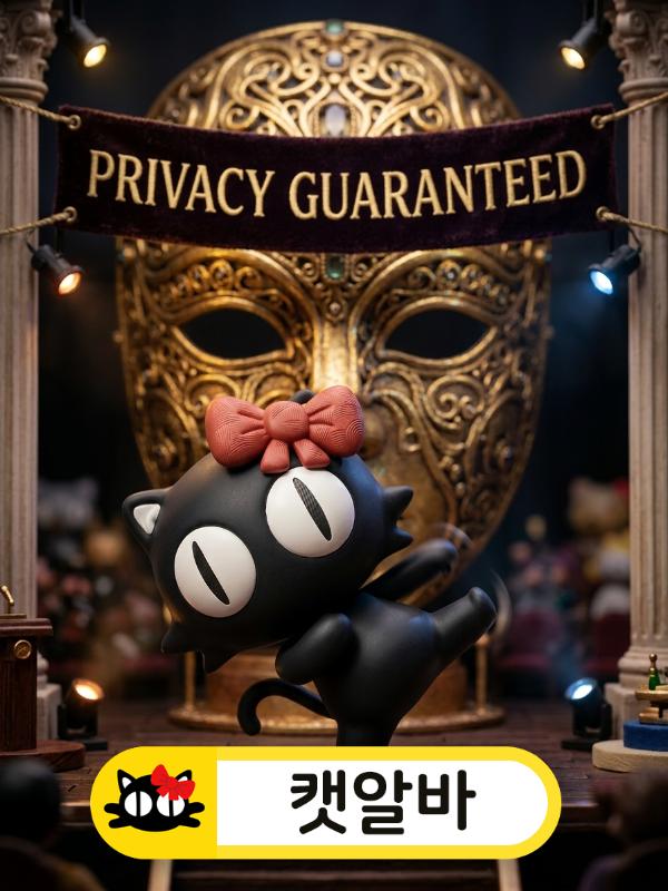 얼굴 비노출과 신원 보장에 신난 선택된 캐릭터의 유흥알바 연출